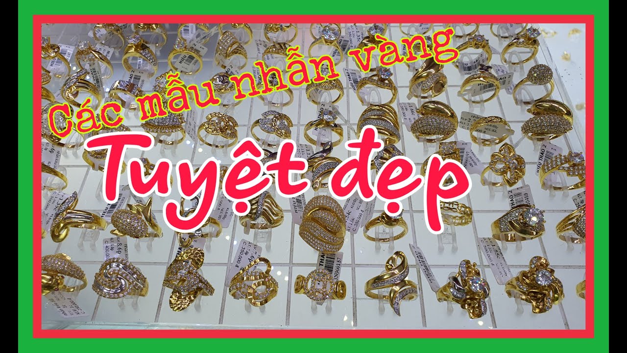 các mẫu nhẫn vàng tuyệt đẹp ll Jewelry ll trieu gold