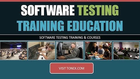 Software Testing Training Education : Tonex Training
