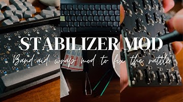 BAND-AID WRAP MOD TO FIX THE RATTLE IN MY STABILIZERS