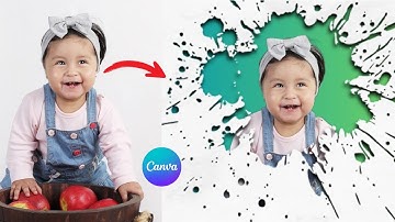 How to Create Color Splash Photo Effect in Canva | FREE | Salaam Edits
