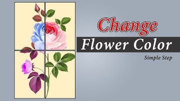 How to Change Flower Color in PhotoShop || Digital Printing Design || Textile Designe