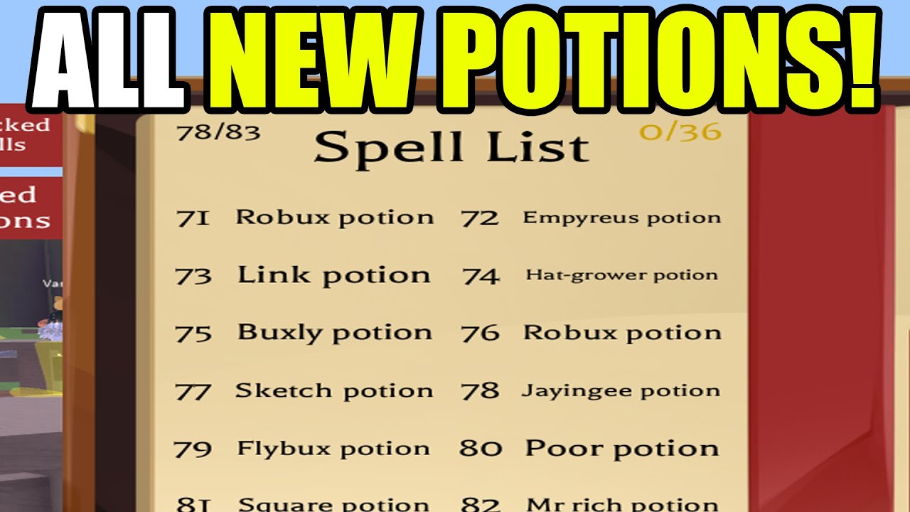 Wacky Wizards Potions list - All potions, combinations, and ingredients  (September 2022)