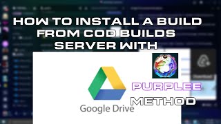 How to install a build from COD builds server via Purplee method