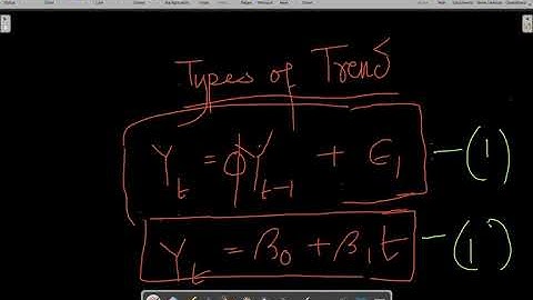 Stochastic and Deterministic Trend