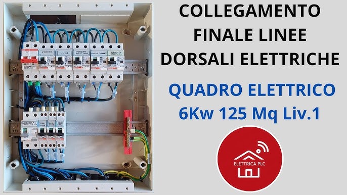 19* CABLAGGIO SCATOLA DI DERIVAZIONE PRINCIPALE (QUADRO ELETTRICO 6 kw LIV  1) 