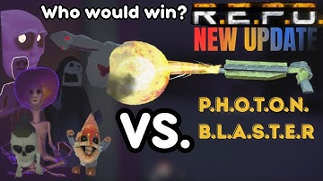R.E.P.O Museum Update - Photon Blaster Vs. All Enemies