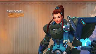 brig triple kill + sombra chase down