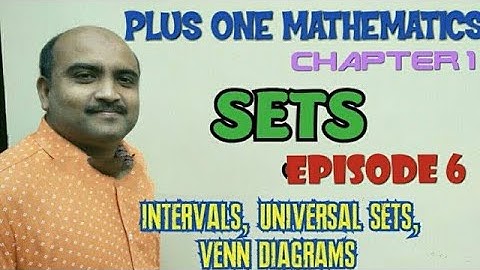 PLUS ONE MATHEMATICS//CHAPTER -1//SETS//EPISODE -6