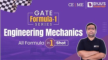 Engineering Mechanics Formulas for GATE | GATE Formula Revision | GATE Civil | GATE Mechanical