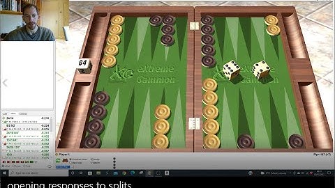 Backgammon - Opening responses to splits