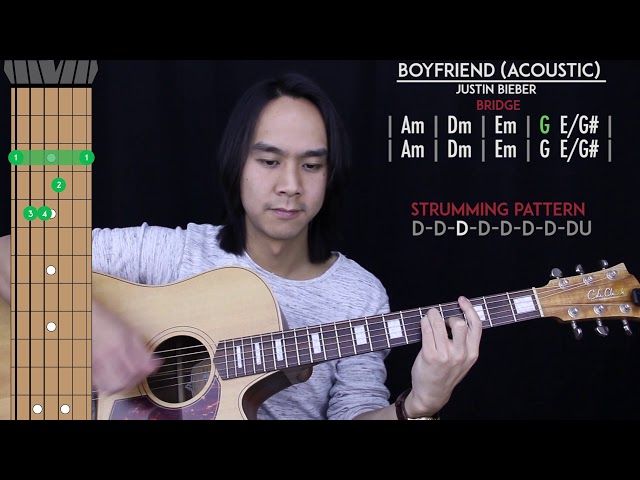 Boyfriend Guitar Cover Acoustic - Justin Bieber 🎸 |Tabs + Chords| class=