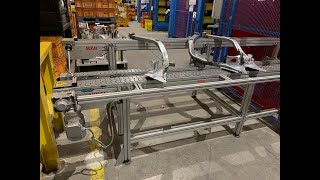 3-ways slat chain conveyor