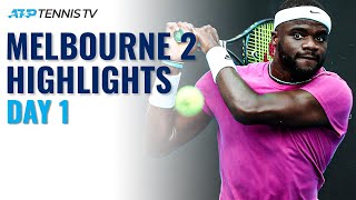 Moutet Ousts Tiafoe; Cilic and Gasquet Beaten | Melbourne 2 2021 Highlights Day 1