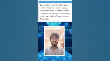 QUERY OPTIMISATION • DBMS PLACEMENT SERIES#computereducation#database#dbmstutorials#dbmslectures