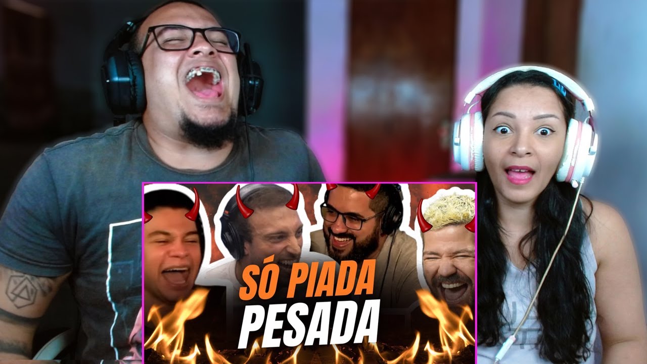 REAGINDO SÓ PIADAS PESADAS! Se rir, já sabe né? 