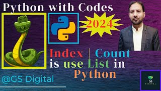 Index Count use in Python | Python with Codes 2024