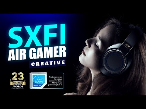 Настоящий объемный звук в играх - Игровые Наушники Creative Super X-Fi Air Gamer