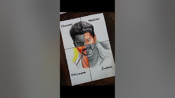 Sketch ✏️of 🔥 Thalapathy vijay 🔥 Part-4 (Graphite Pencils) #drawing #shorts #vijay