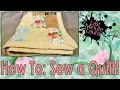 Quilt : How to sew a quilt at home for beginners / free handmade quilt pattern | Last Minute Laura