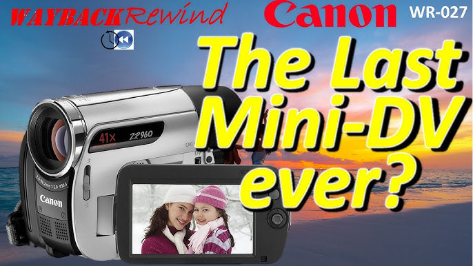 Canon ZR100 MiniDV camcorder overview/test footage 