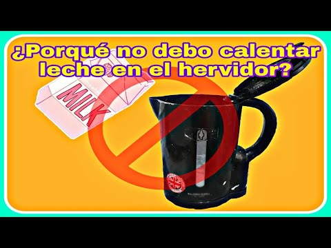 Video: ¿Podemos hervir la leche en una tetera?