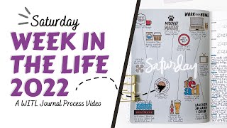 Week in the Life 2022 | Saturday | Scrapbook Process Video