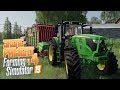 Farming Simulator 19 ч4 - Срочно нужна трава. Где накосить? Уборка первого урожая
