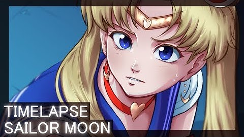 [TIMELAPSE] - Sailor Moon redraw