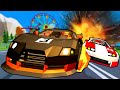 Blowing Up My Friends Car with EXPLOSIVE Barrels! - Hotshot Racing Multiplayer - Big Boss Bundle DLC