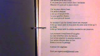 ASMR  Français  lecture d'un de mes textes:  Les larmes à quoi servent t'elles. screenshot 5