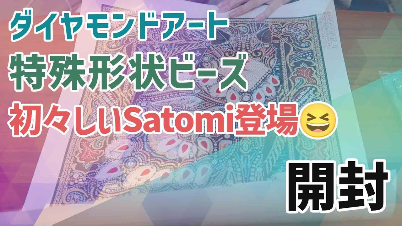 ダイヤモンドアート】1年前に撮影した初々しいSatomi登場w 開封