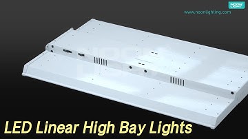 CCT Tunable LED Linear High Bay Lights 165lm/W Motion Sensor For Factory