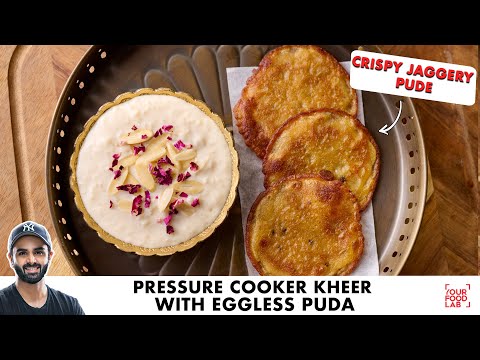 Quick Pressure Cooker KHEER Recipe With JAGGERY PUDA Malpua Punjabi Kheer Puda Sanjyot Keer
