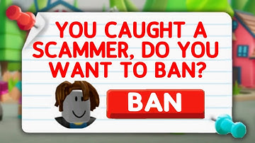 Oplichters pakken met Adopt Me!