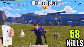 iPhone 8plus 90fps in Erangle🔥/ iPhone 8plus Erangle gameplay..Pubg test in 2024