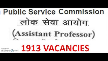 Permanent Public Service Commission Assistant Professor Recruitment Notification with Rs 57,700 pm