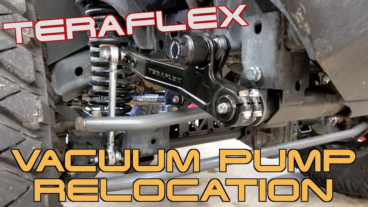 Teraflex Vacuum Pump Relocation Kit YouTube