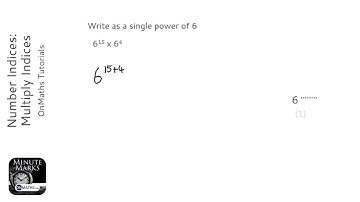 Number Indices: Multiply Indices (Grade 4) - OnMaths GCSE Maths Revision