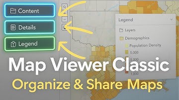 Getting started with the  Map viewer Classic (MVC) in AGOL 2025 [ArcGIS Online]