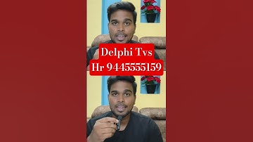 DELPHI Tvs |18500 salary| 9445555159| #jobseeker #jobs2025 #jobs #tvsjobs #diplomojobs #viral #tamil