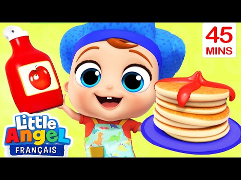 C’est bon avec du ketchup | Comptines avec Bébé Louis | Little Angel Français