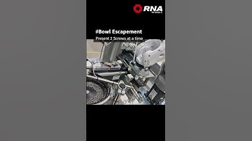 Bowl Feeder for Screw | Automatic Screw Insertion Cell with Bowl Feeder | RNA Automation #bowlfeeder