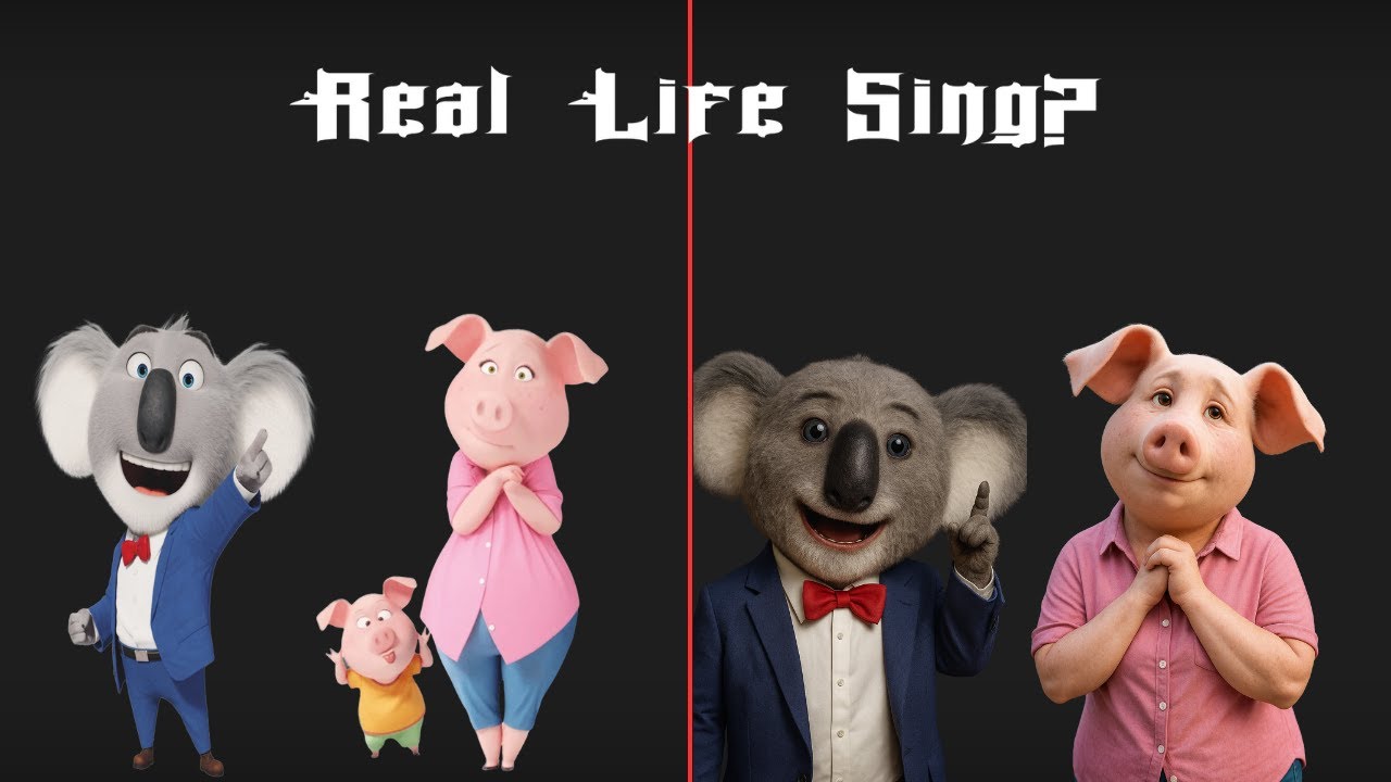 Sing Characters in Real Life | AI Transformation 🎤🐼✨