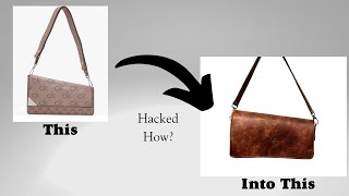 Angled Flap Hack – Sewing a Calvin Klein inspired handbag