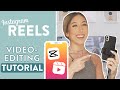 How to edit reels on your phone  step by step capcut tutorial for instagram reels iphoneandroid