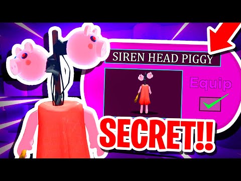 How To UNLOCK SIREN PIGGY SKIN In ROBLOX PIGGY 2!! (SIREN HEAD SECRET SKIN)