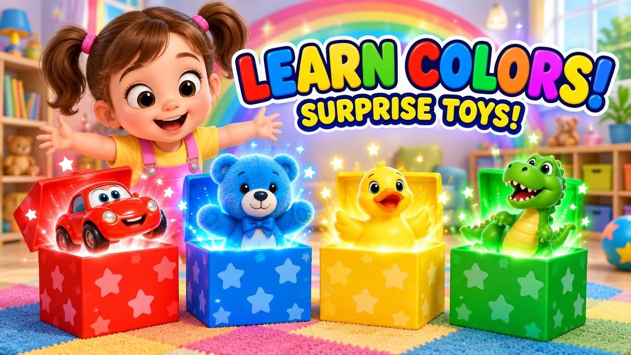 Learn Colors for Kids 🌈 Color Surprise Game | Fun Learning Video for ...