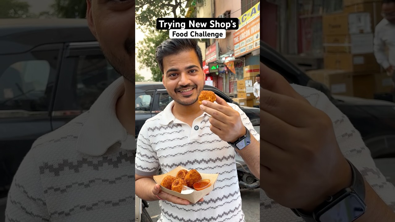 Eating Food From Only Newly Opened Shops #shorts 😱🔥