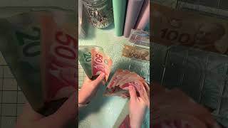 Counting the money for this pays cash stuffing! 💵 #cashstuffing #asmr #moneycounting #cashbudgeting screenshot 1