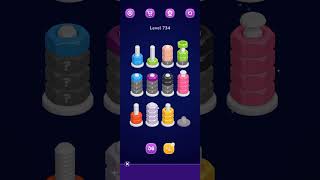 Nut Sort Level 734 Walkthrough | Nuts — Color Sort 734 solution